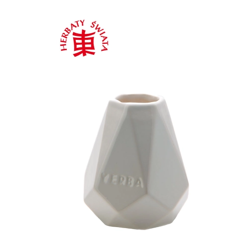 Matero z porcelany diament białe 300 ml